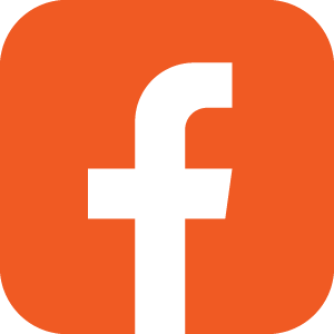 facebook icon orange